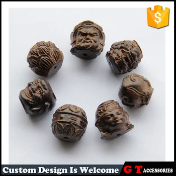 Monzo Arhat Lotus Avalokitesvara Wooden Beads Double Sided Engraving Wood For Bracelet Necklace Jewelry Accessories Monzo Arhat Lotus Avalokitesvara Wooden Beads Double Sided Engraving Wood For Bracelet Necklace Jewelry Accessories