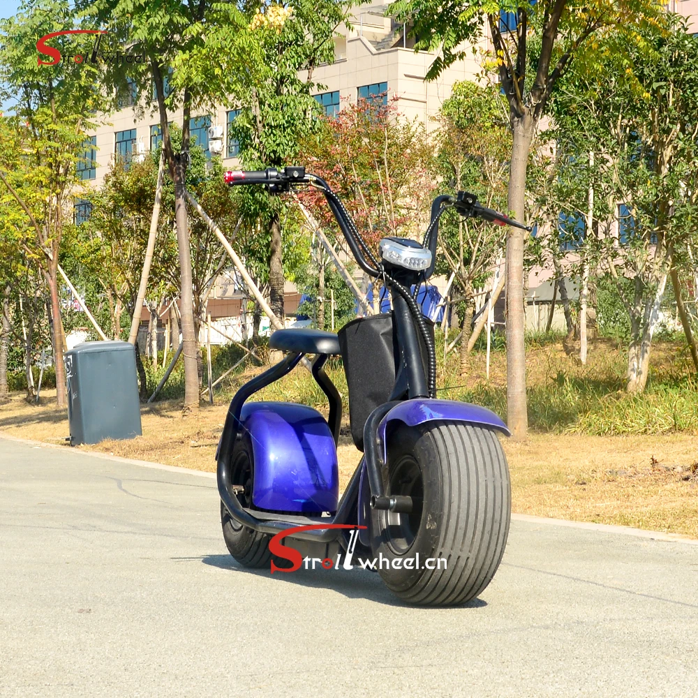 Citycoco Electric Scooter 1500w 60v 12ah Lithium Battery Anti Theft ...