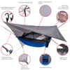 Custom Printed Patio Sunshade Doublenest Parachute Camping Mosquito Hammock