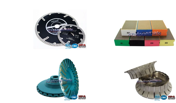 dry wet diamond flexible polishing pad
