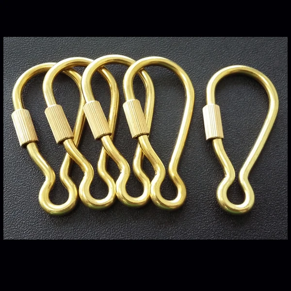 D Shaped Screw Lock Brass Keyring Buy Screw Lock Brass Keyring,Screw