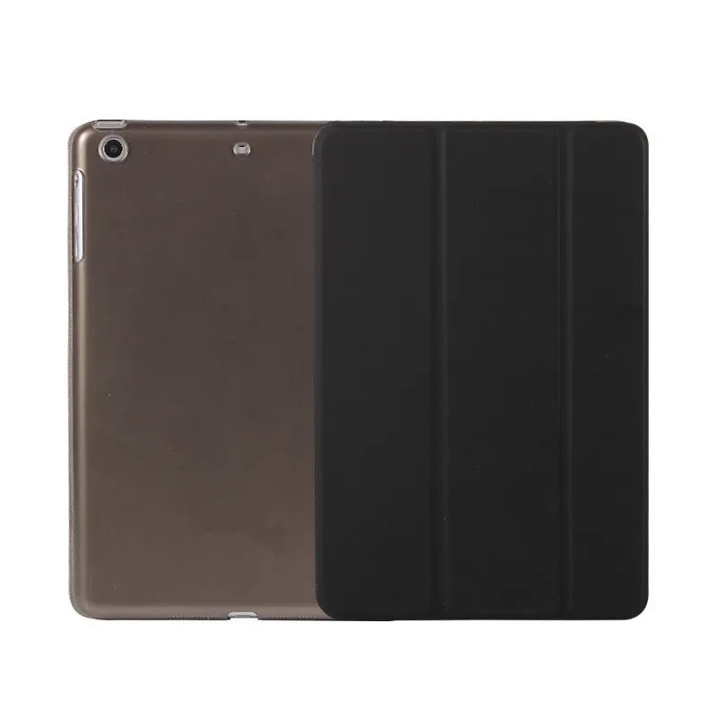 Dormancy Smart Cover for apple ipad Pro 12.9 Stand flip leather case with PC Back cover
