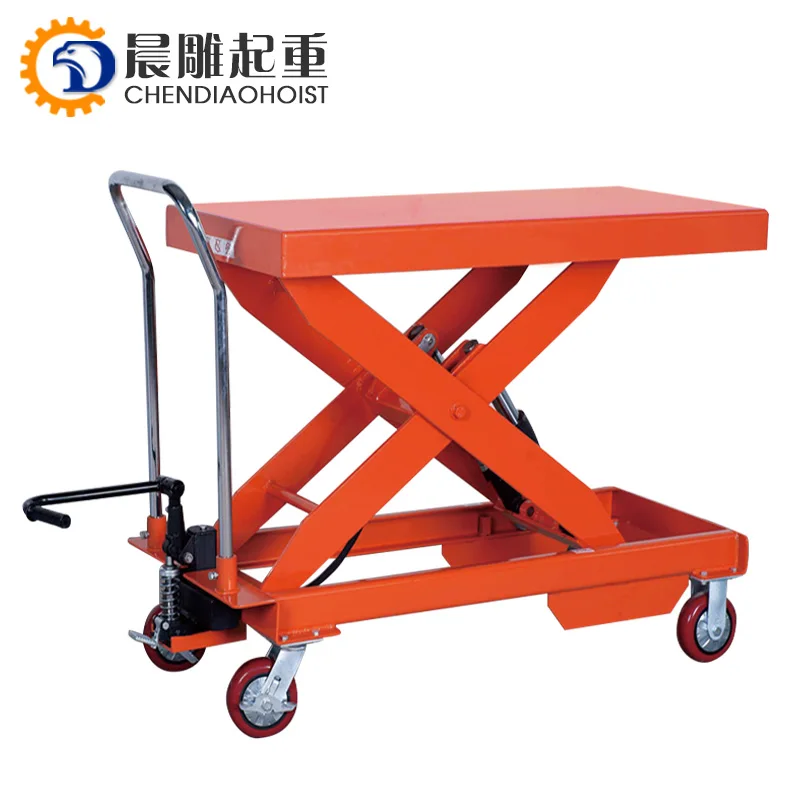 150kg 300kg 500kg Manual Hydraulic Heavy Duty Double Scissor Lift Table ...