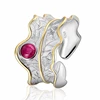 Wholesale leaf rings 925 sterling silver jewelry natural jewelry ring