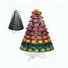 10 tier macaron new style display tower with acrylic base available in grey,clear
