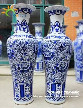 Beautiful Large Chinese Hand Painted Ceramics Floor Vases Buy Large Chinese Vases Chinese Floor Vases Hand Painted Ceramics Product On Alibaba Com