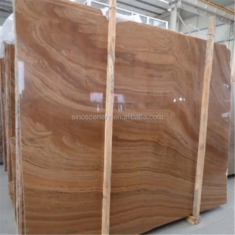 Wood Yellow Marble Big Slabs Precut For Kitchen Cabinet
