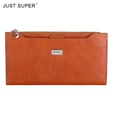 Hot Sale PU Leather Women Wallet 4 Colors Zipper Multifunction Long Wallets Ladies Clutch Handbag Cheap Coin Purse Card Holder