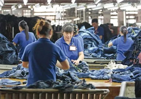 Производство джинсов