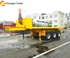 3 Axle 50T 60T Flatbed Tipper Tipping Semi Trailer Dumper Truck Trailer