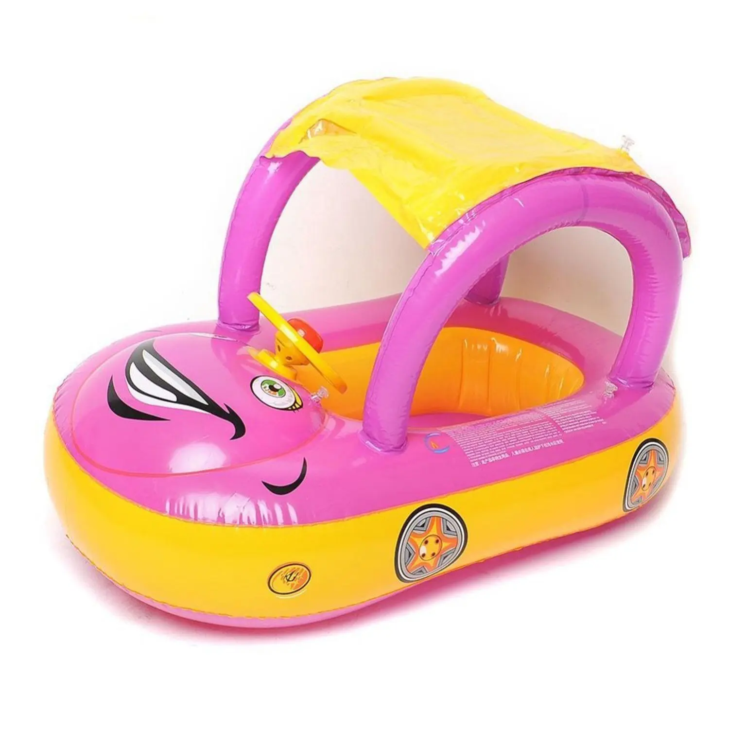 baby inflatable swim seat with canopy