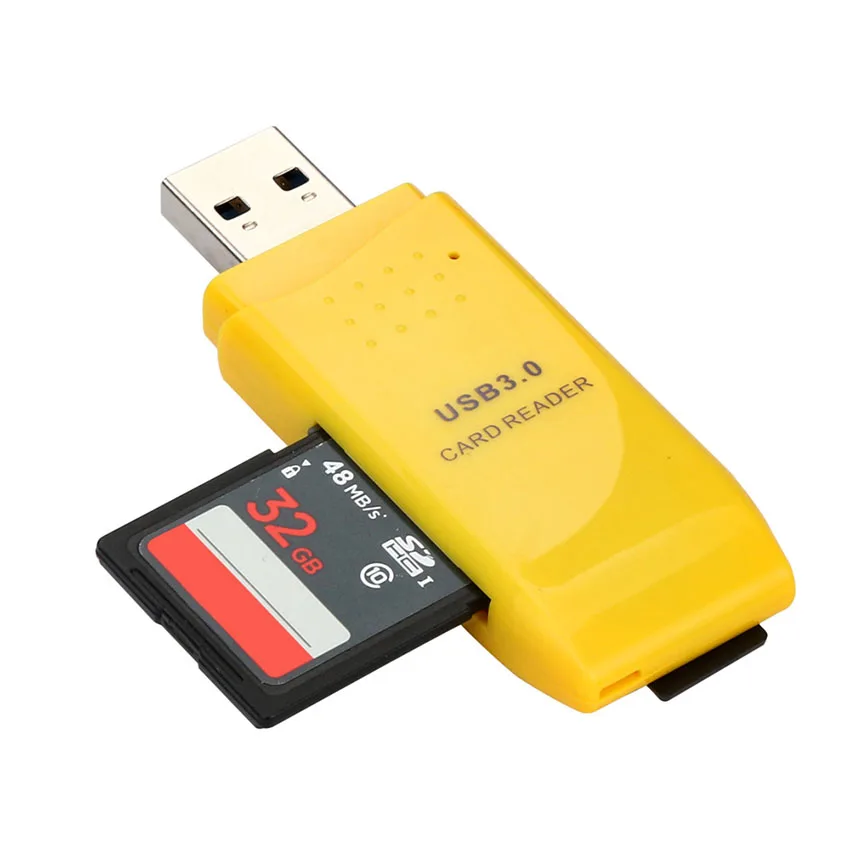 New 2018 Super speed 5Gbps USB 3.0 MICRO memory SD/SDXC TF card reader adapter USB Hub Memory Card Reader - ANKUX.COM