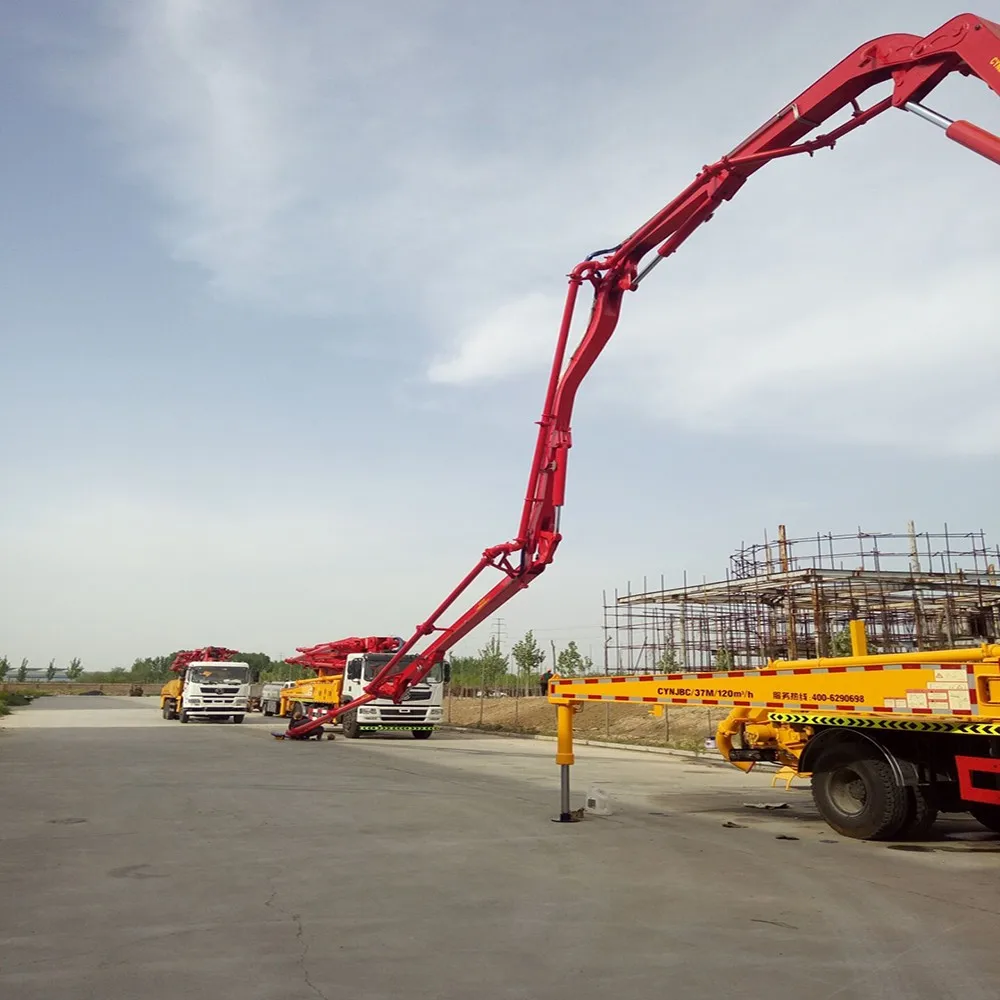 Truck Car Mounted Concrete Pump Boom 22m 25m 28m 37m Concrete Pump
