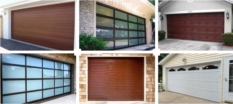 Alland aluminum garage door frame grey garage doors design glass garage doors cost