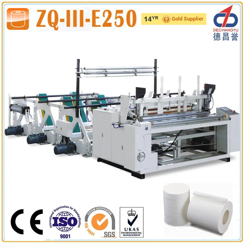 Zqiiie250 New Technology Small Toilet Paper Roll Making Machine,Toilet Tissue Paper Rolls