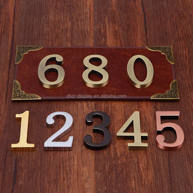 Numbers And Letters Apartment Door Number Hotel House Number