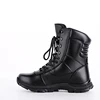 stealth force combat executing mission leather collar side zipper boots military