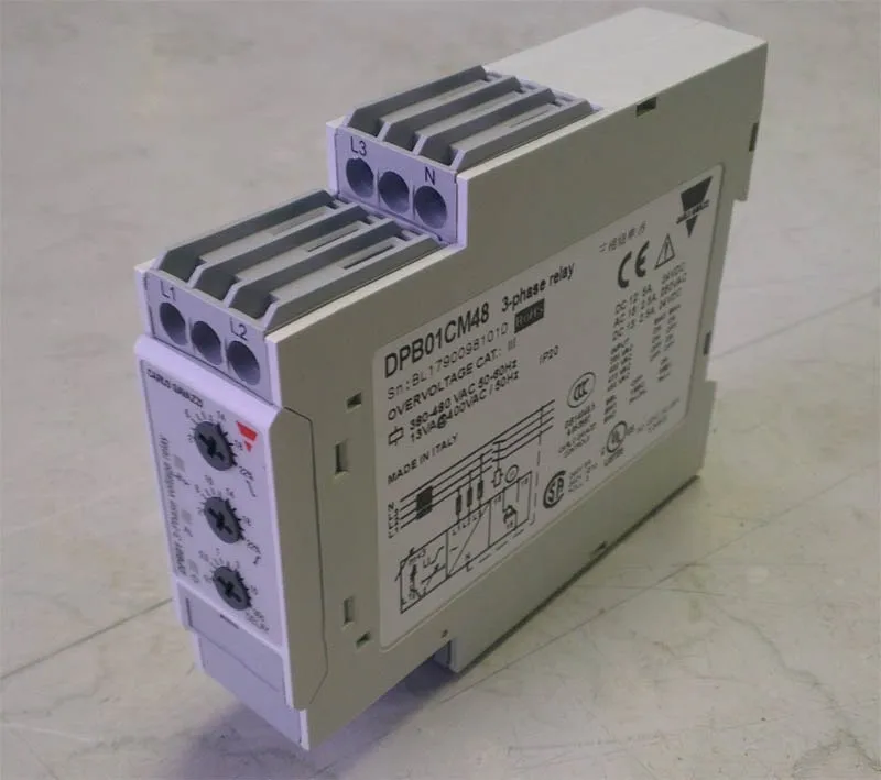 Carlo Gavazzi Phase Sequence Voltage Relay Dpb01cm48 Buy Phase Sequence Voltage Relay,Relay