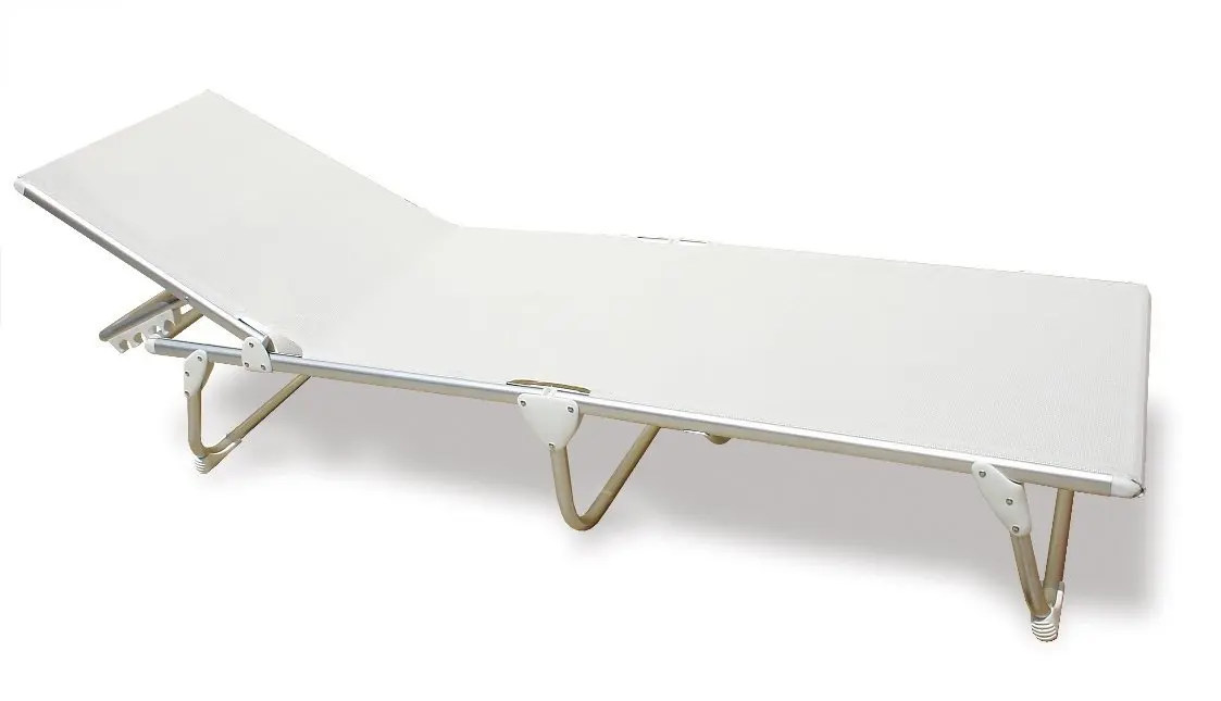 white pvc sun loungers