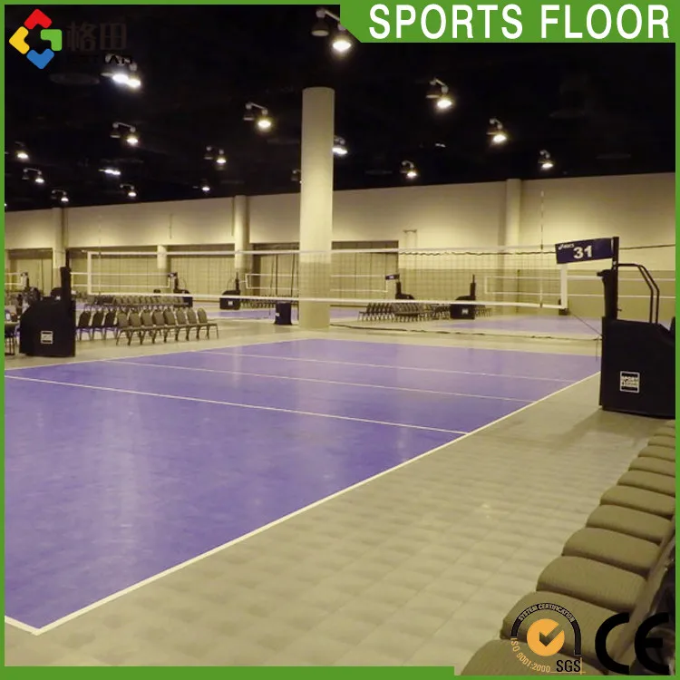 Flexible Price Pp Interlocking Indoor Volleyball Court Floor,Materials