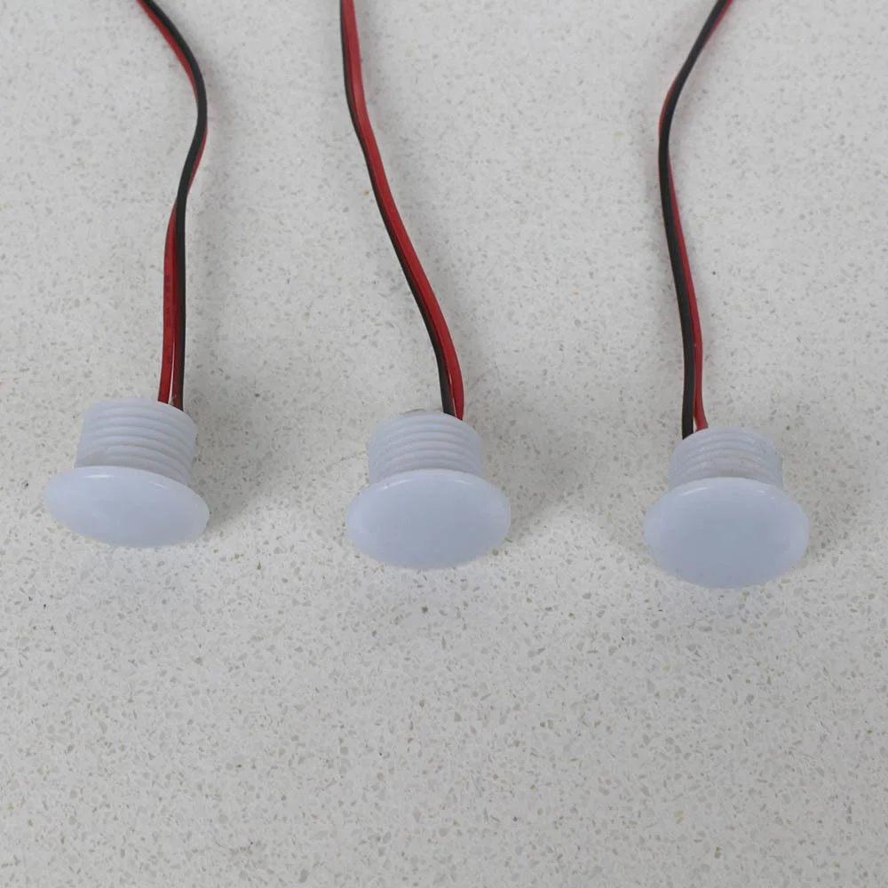 Milk white ABS shell LED pool lights with resin sealing for SPA sauna room bathtub