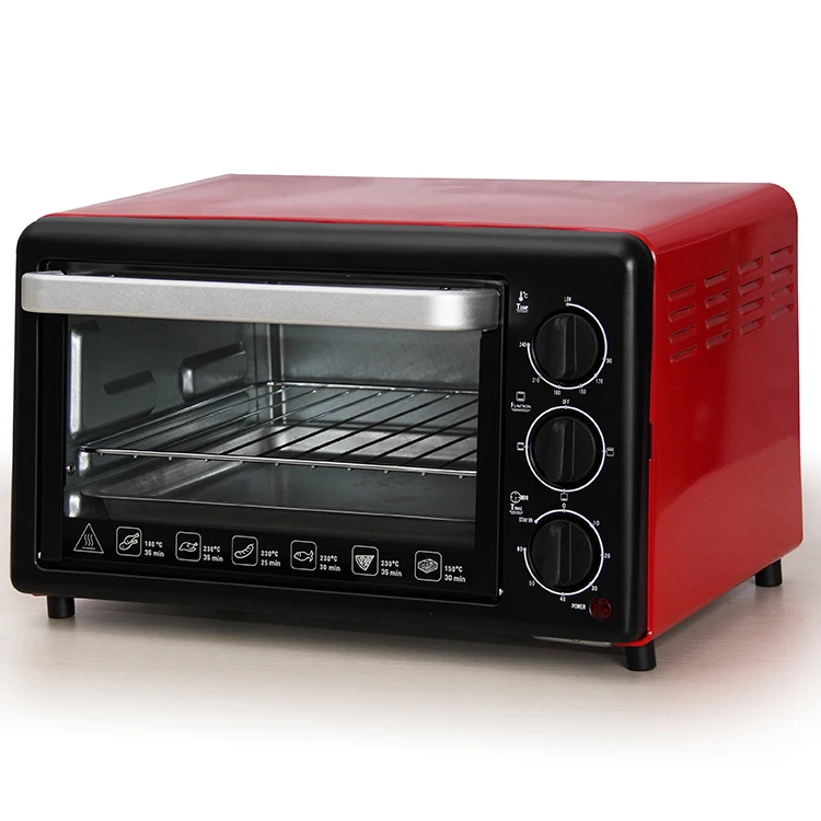 Kitchen appliance 42L 1400W 4pcs stainless steel heating elements electric baking pizza oven for home