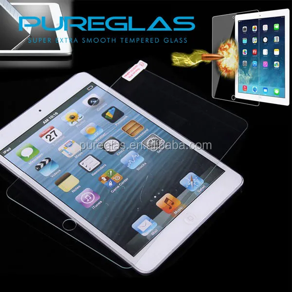 Pureglas top invisible shield screen protector for ipad air tempered glass screen protector guard