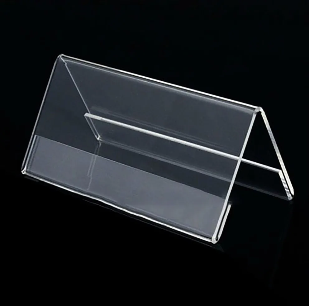 High Quality Clear Acrylic Desk Name Plate Wholesale View Acrylic