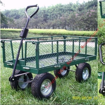 4 Wheel All-terrain Cargo Beach Wagon Hand Push Cart, View Garden Cart ...