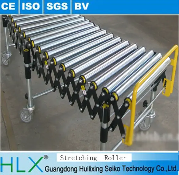 Galvanized Of Stretching Roller Conveyor/flexible Roller Conveyor