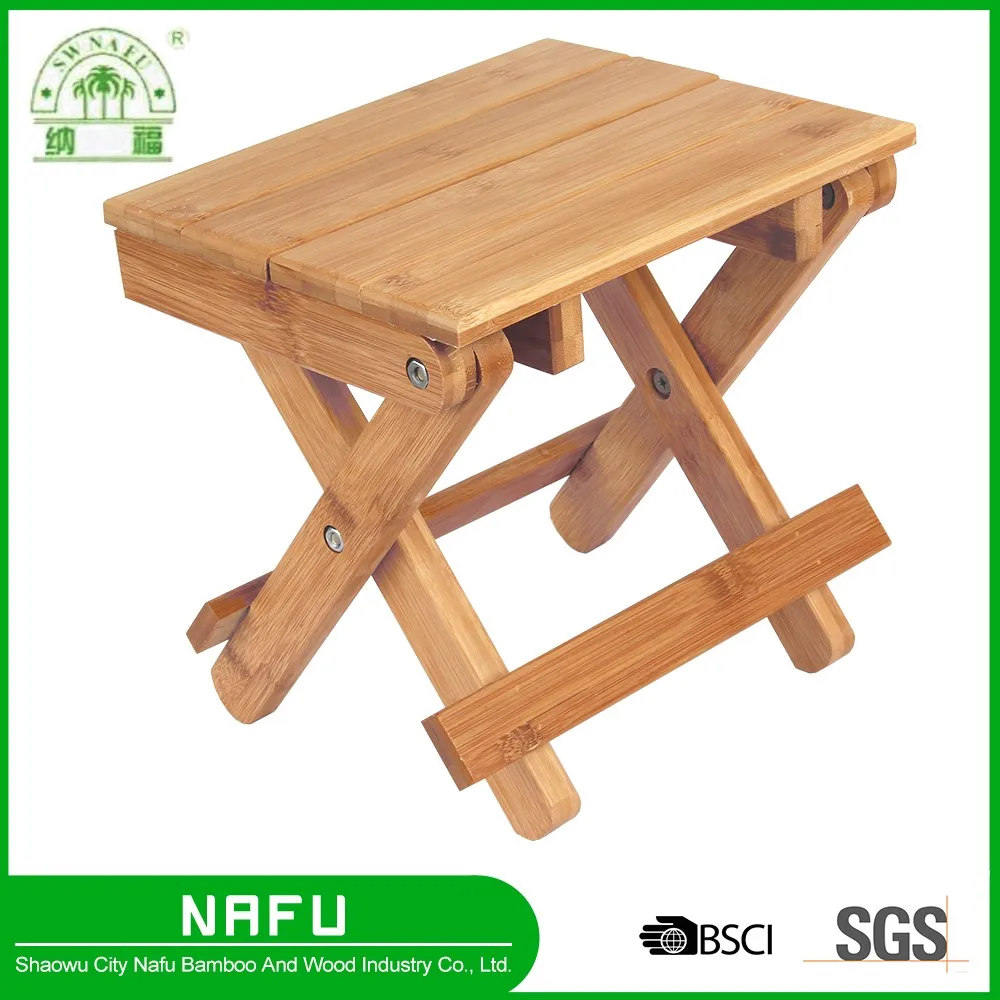 Manufacturer Supply Small Cheap Bamboo Folding Stool For Bathroom Buy