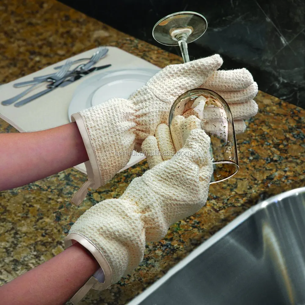Microfiber Dish Drying Gloves,Cream Buy Dish Washing Glove,Microfiber