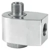 CNC milling aluminum6061 /18-8 sandblast Rotary Union mount plate, Self Rotating block mount with screw insert