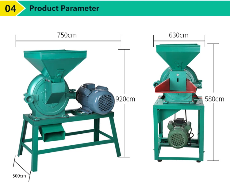 Home wheat flour mill milling machine wheat straw grinder