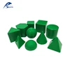 math toys plastic Geometry shapes 3d smooth blocks with size 1 inch