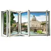 Low e glass thermally broken aluminium windows price