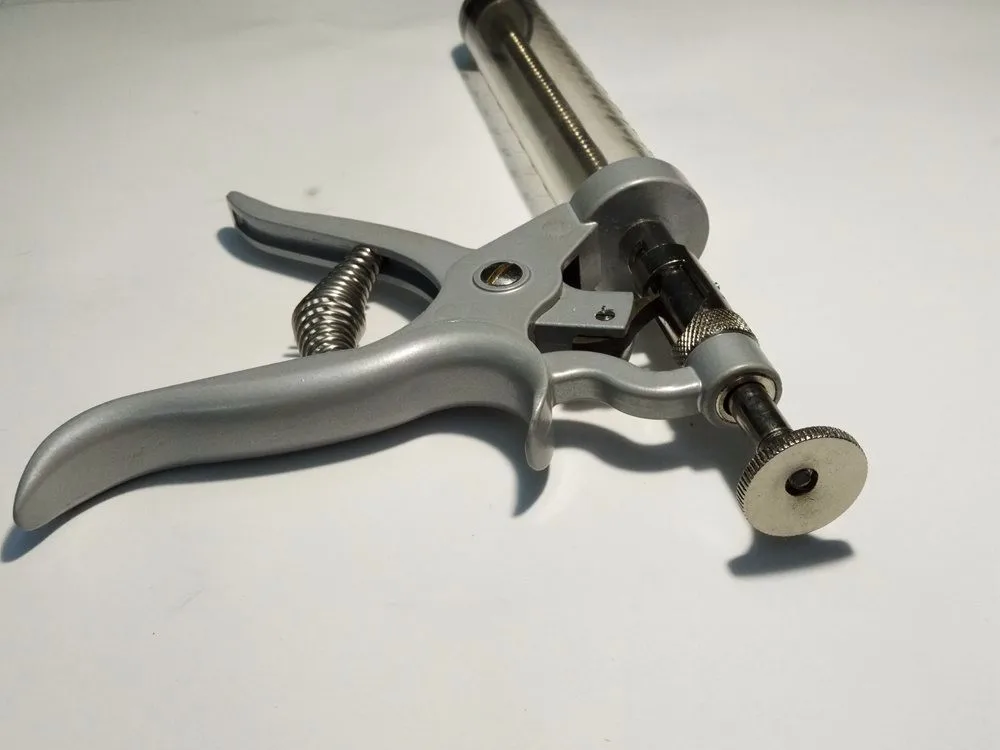 50ml Continuous Syringe Veterinary Gun Automatic Vaccine Syringe - Buy ...