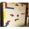 3D Brick Wall Sticker Pattern, Colourful PE Foam Wallpaper DIY Murals for Living Room Bedroom Kitchen Kids Playroom Decor