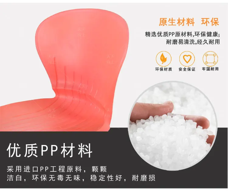 Training Chair with Writing Pad Soft Seat Institutional Chair with Sponge Padding Student Chair