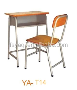Commercial Cheap Price Wood Elementary School Desk With Chairs Ya