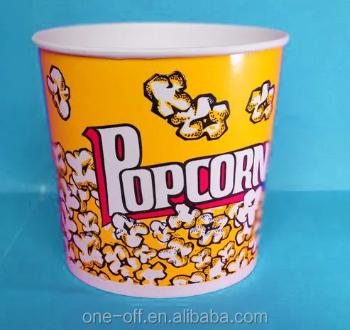 Movie with popcorn Wholesale Disposable Eco-Friendly popcorn cup