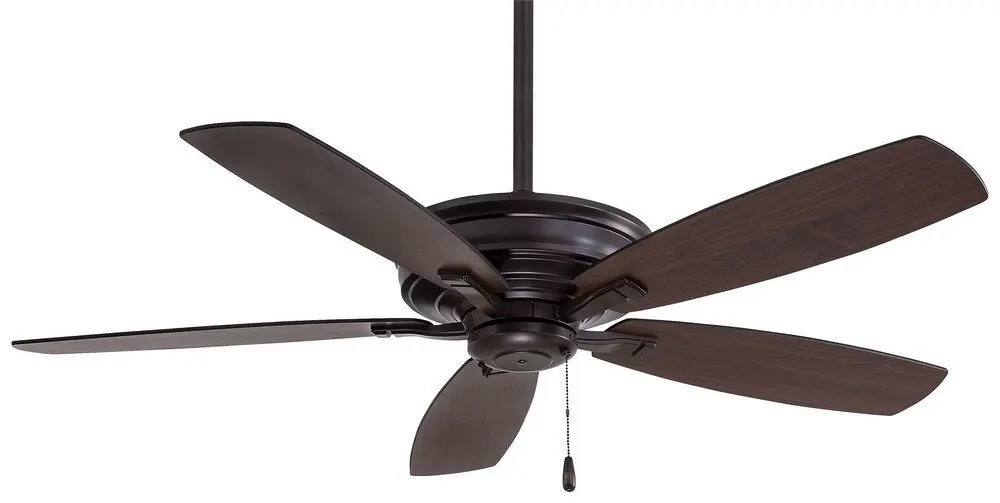 Minka Aire F695-KA Kafe - 52" Ceiling Fan, Kocoa Finish with Dark Maple/Toned Med Maple Blade Finish
