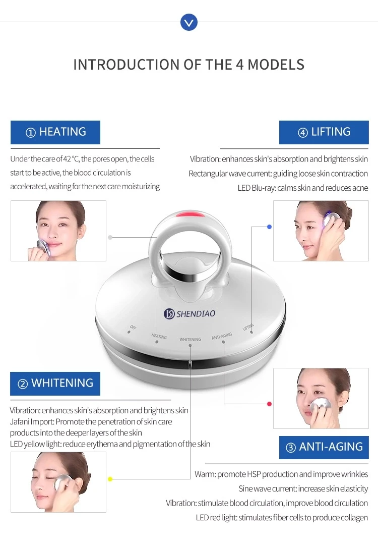 Beauty Salon Equipment Face Lift Anti-wrinkle Skin Care Light Therapy Machine