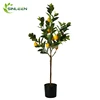 2019 China Cheaper Indoor Decor Bonsai Artificial Fruit Plant Plastic Lemon Tree