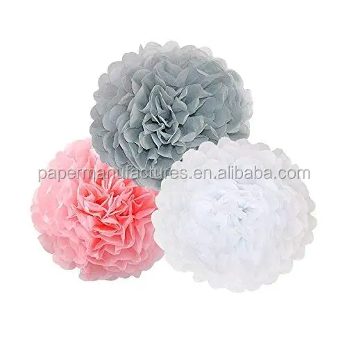 Suministros De Decoraciones Para Baby Shower,Kits De Papel Prémium 
