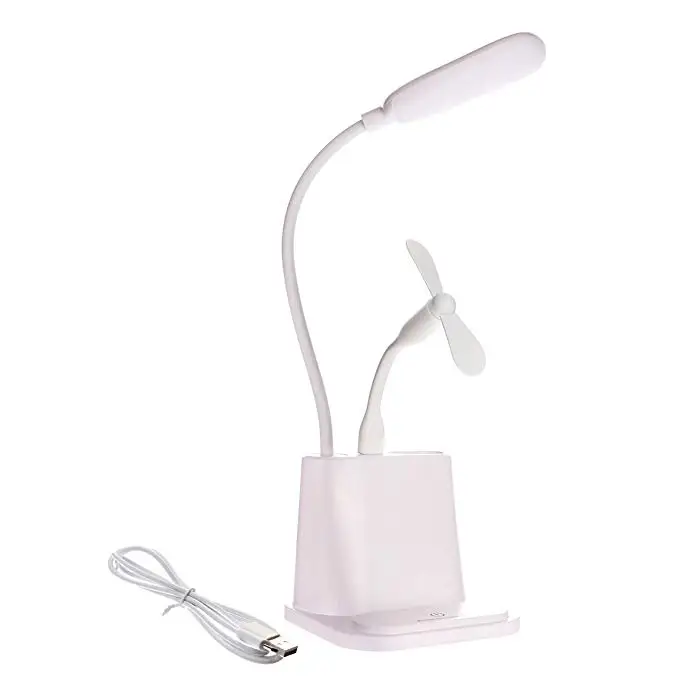 YARRAE 2018 Multifunction LED Desk Lamp with USB Charging Port and Pen Holder