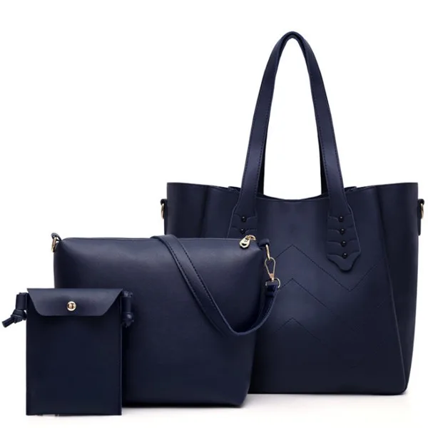 Ds 3pcs Leather Bags Handbags Women Famous Brand Shoulder Bag Female ...