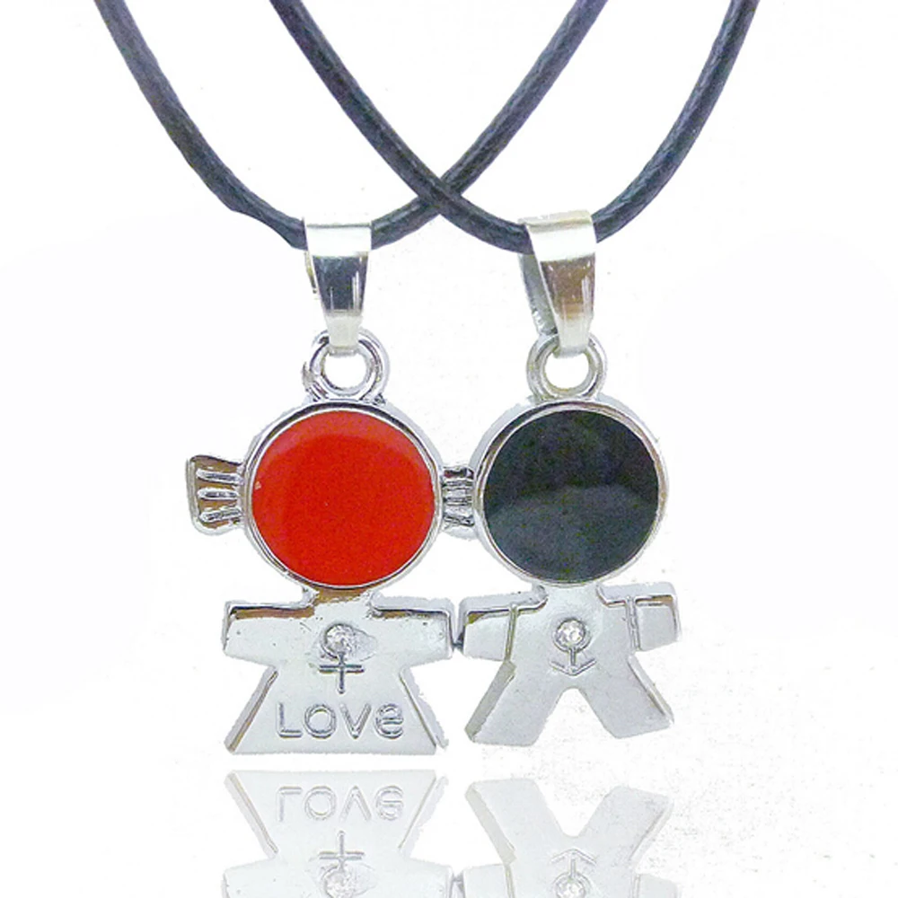 boy and girl best friend necklaces