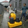 big model stone terrazzo concrete floor drying grinding polishing machine