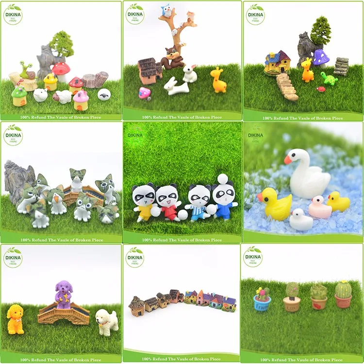Resin Kawaii Ornament Fairy Garden Miniatures Kids Toy Home